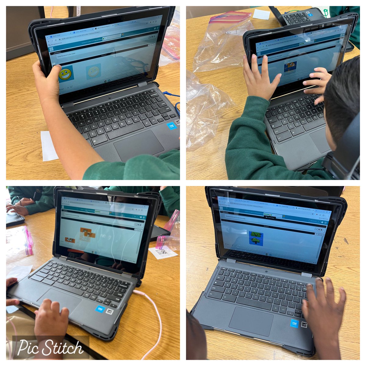 MrPowell20's tweet image. Happy Tuesday! Today my k students got to use their #computers and was able to learn how to use @codeorg! Then my 1st grade students got do some new centers! The centers were tying knots, #origami, #paperairplanes, and play dough mazes! #STEM #teacher