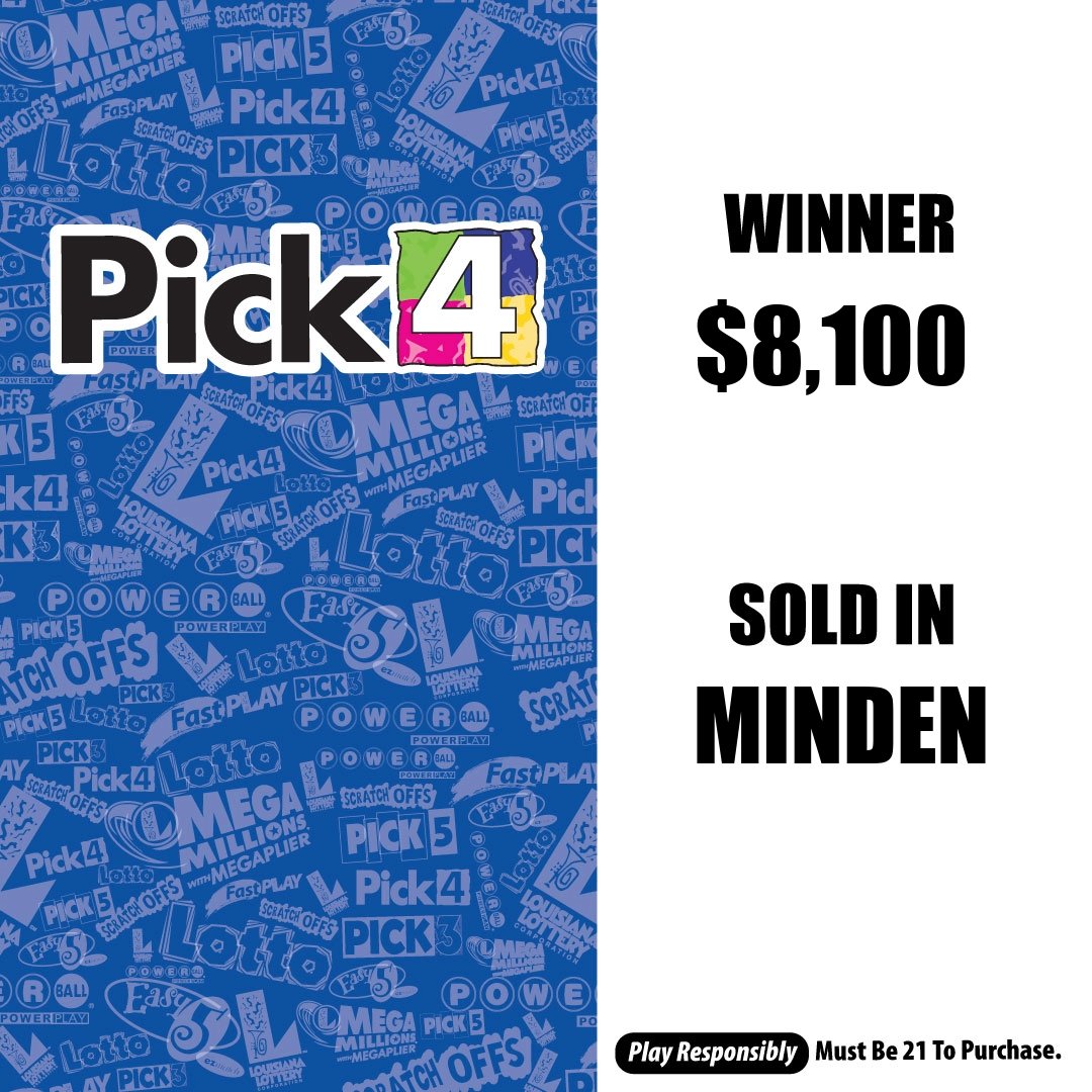 Congrats to Abraham Food Mart on Talton Street in #Minden! 👏

They sold $8,100 in winning #Pick4 tickets for last Tuesday’s drawing! 🤑

👉 brnw.ch/21wW21X