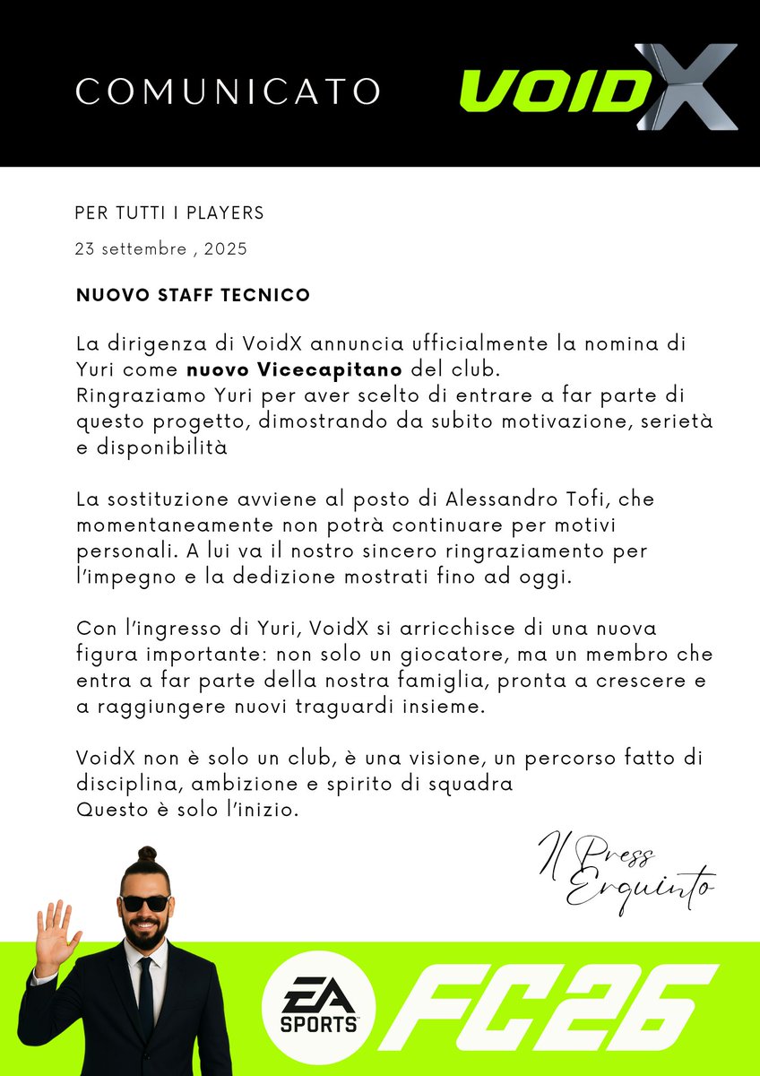 Fc26 partirà con <a href="/The_Wildcat_88/">yuri</a>, aspettando tempi migliori per <a href="/T0FiNh0_IlCap26/">𝕋𝟘𝔽𝕚ℕ𝕙𝟘𝕀𝕝ℂ𝕒𝕡</a> 💪