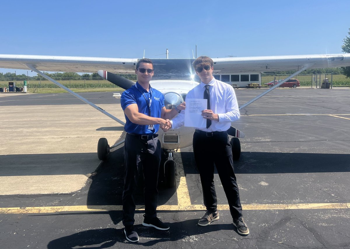 Congrats to <a href="/ucclermont/">UC Clermont College</a> aviator Steven Jostworth for earning his Private pilot certificate on August 19, 2025. <a href="/Prez_Pinto/">Neville G. Pinto</a> <a href="/UCClermontDean/">Jeff Bauer</a> #PrivatePilot