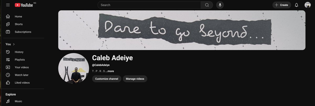 CalebJesusegun's tweet photo. Official YouTube account is live 🥳🎉

Follow here 👉 https://t.co/266msRjDRJ

#CalebAdeiye

#TPRS https://t.co/gELEO0ucYT