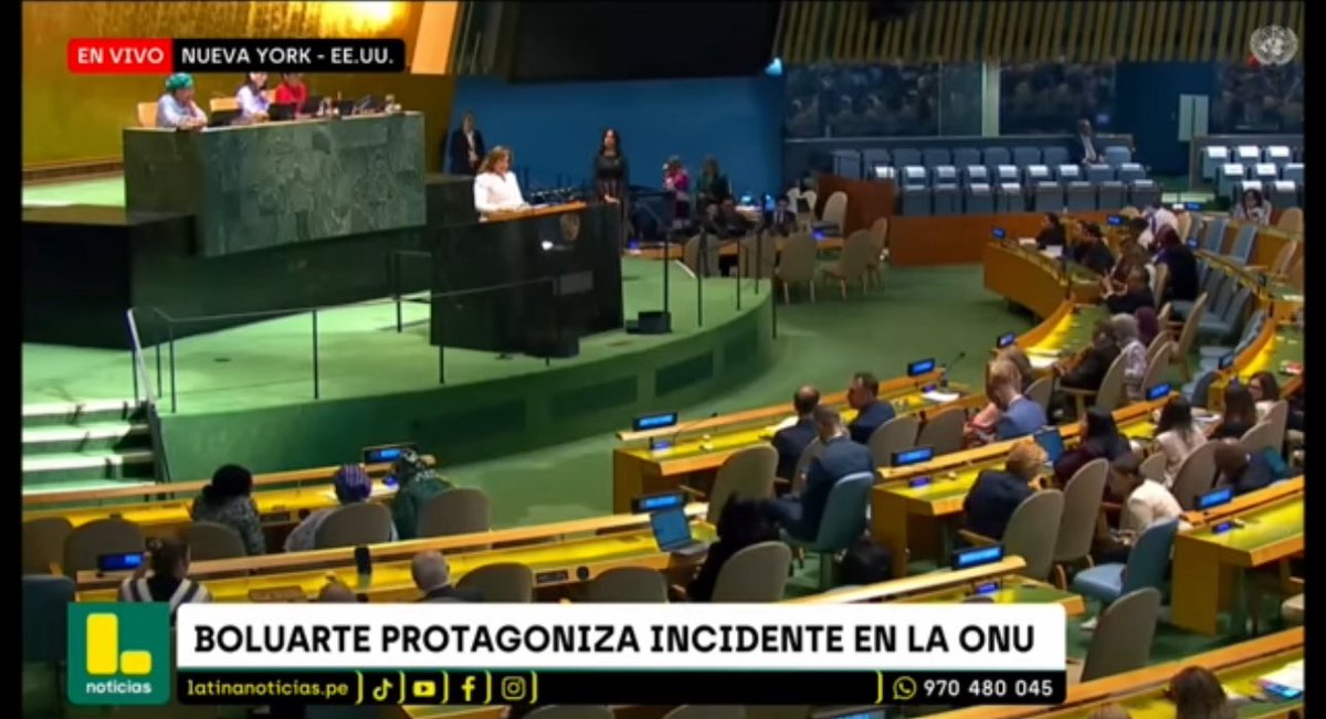 Le cortan el micrófono a Dina Boluarte, por estar haciendo involuntariamente el programa de Jorge Luna y Ricardo Mendoza.