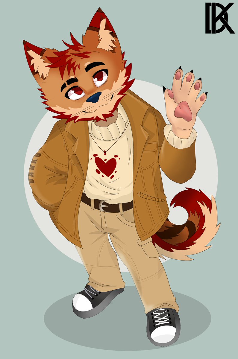 A drawing I made for <a href="/jedoe_enwolfder/">enwolfder</a> 

#emergencyalert #artcommunity #furrycommunity