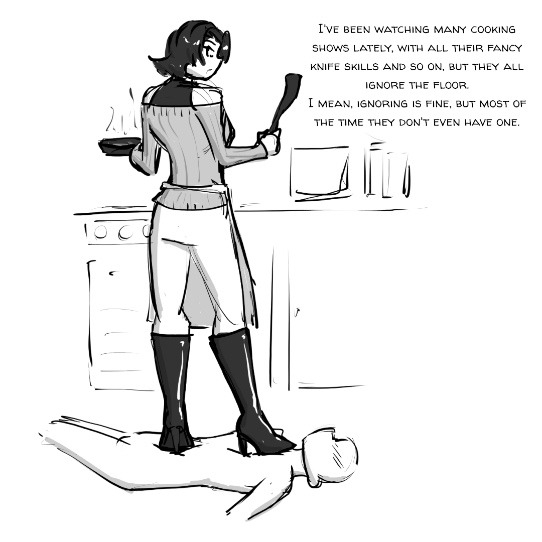 Cooking shows are fun, but there's always something missing.