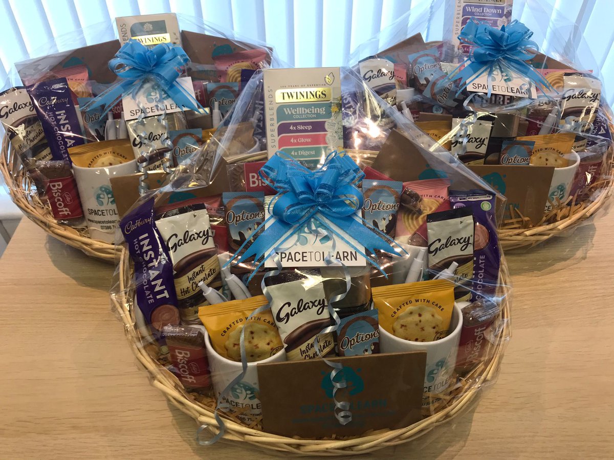 spacetolearnltd's tweet photo. ✨ Surprise delivery incoming! ✨

As a big THANK YOU for the amazing work you do, we’re dropping off these staffroom goodie hampers to schools we’ve had the pleasure of working with. ❤️
Because teachers deserve treats too. 😄🍫
#ThankYouTeachers #SweetSupport #LocalSchools https://t.co/Rl4oEGcS0R