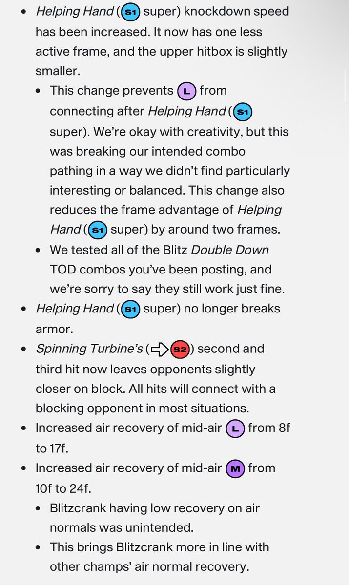 2XKOIntel's tweet photo. September 23 
Closed Beta Balance Changes:

Blitzcrank: https://t.co/tqS5a0AFjO