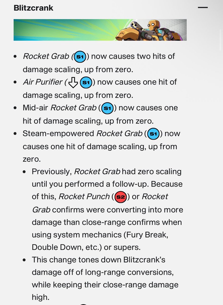 2XKOIntel's tweet photo. September 23 
Closed Beta Balance Changes:

Blitzcrank: https://t.co/tqS5a0AFjO