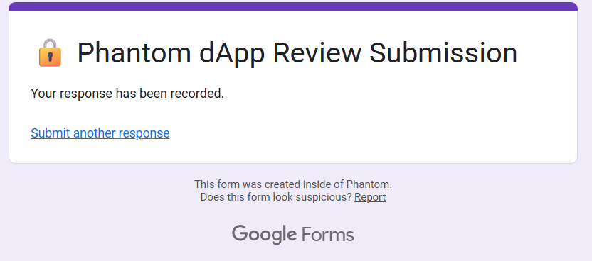 GuillermoDiazGr's tweet photo. Every report counts ⚡️ → if you submitted to @phantom you’ll get a Google Form via email, fill it out, and receive their confirmation ✅
This is how WE move as one 💪 — the community power that keeps @Pond0x unstoppable 🚀🌊
#We>Me #Crypto2point0 https://t.co/geny2vZN1a