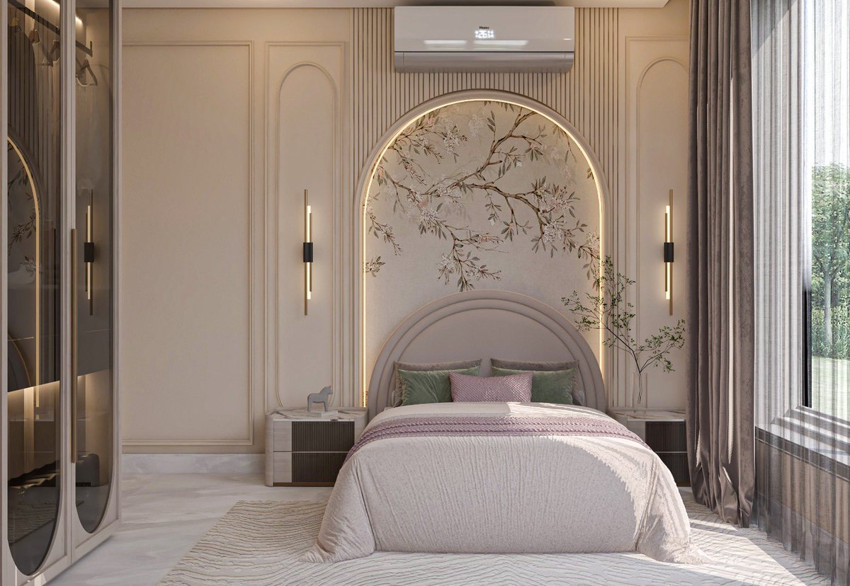 Designer_MA1's tweet image. احد الاعمال في تصميم غرفة نوم على النمط نيوكلاسيك🌟

للاستشارات والتواصل : wa.me/message/KE4SXH…