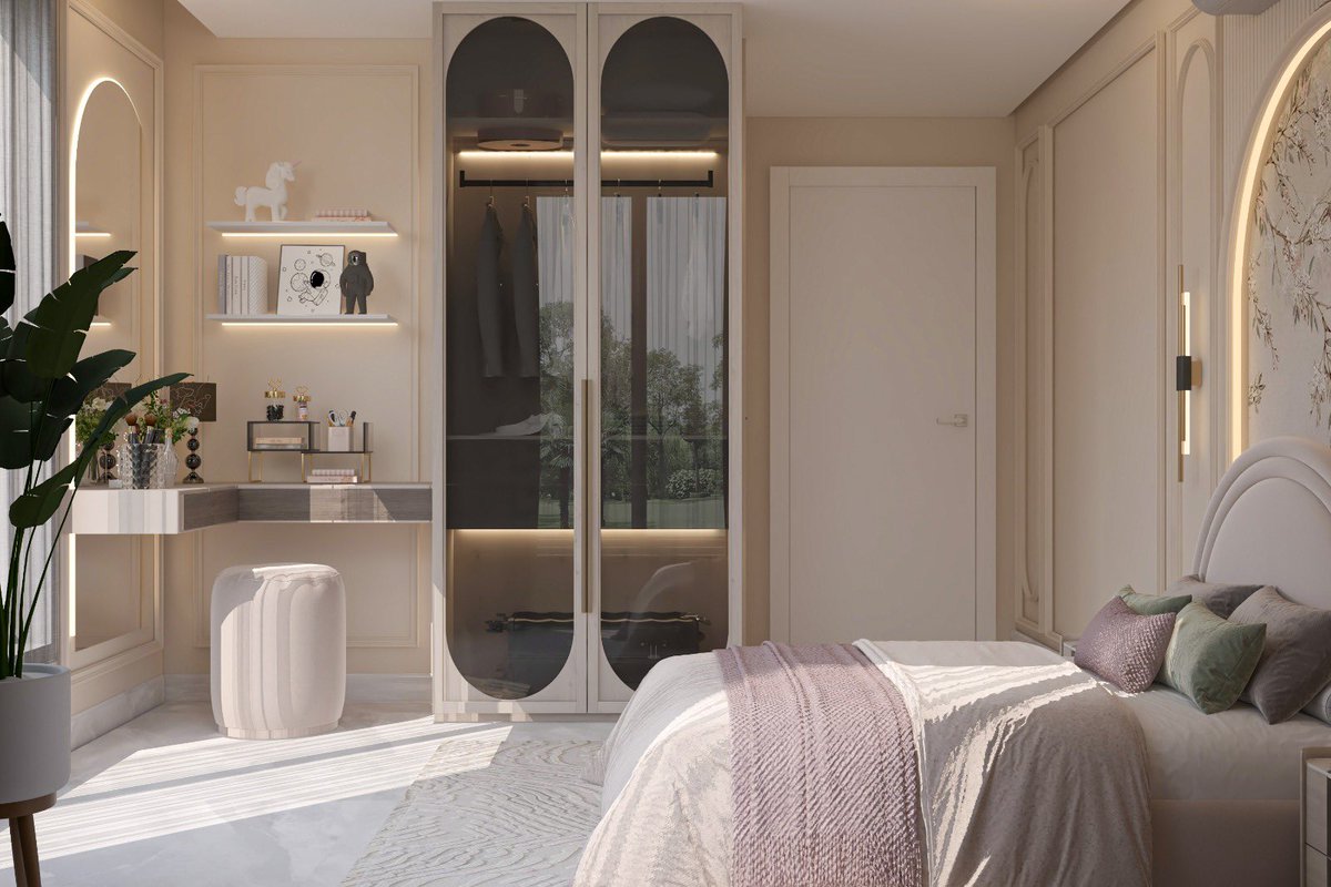 Designer_MA1's tweet image. احد الاعمال في تصميم غرفة نوم على النمط نيوكلاسيك🌟

للاستشارات والتواصل : wa.me/message/KE4SXH…