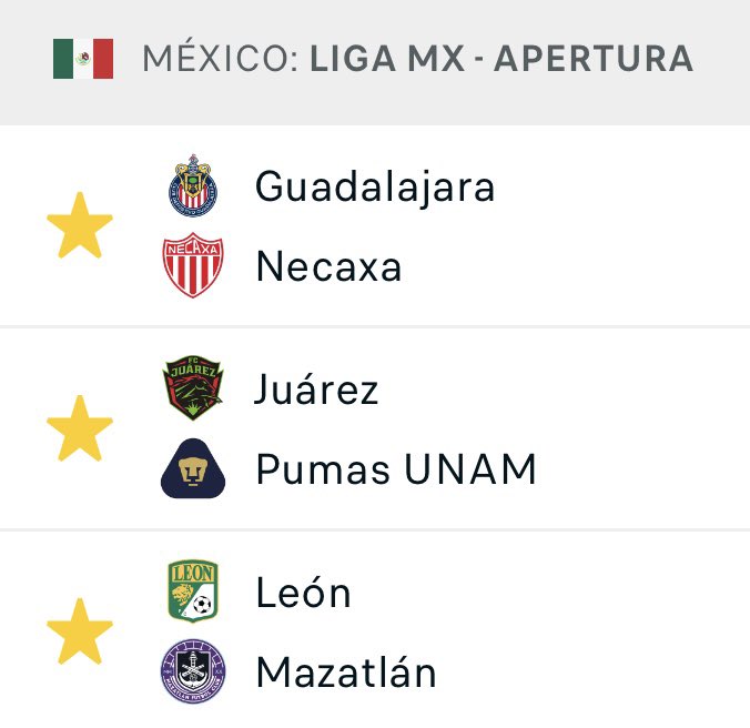 ⚽️Parley #LIGAMX🇲🇽

Like♥️ Rt🔄
Seguirme🙂‍↕️ Comenta 💬
Activa las Notificaciones❕

Y te lo envio a tu Dm🫡