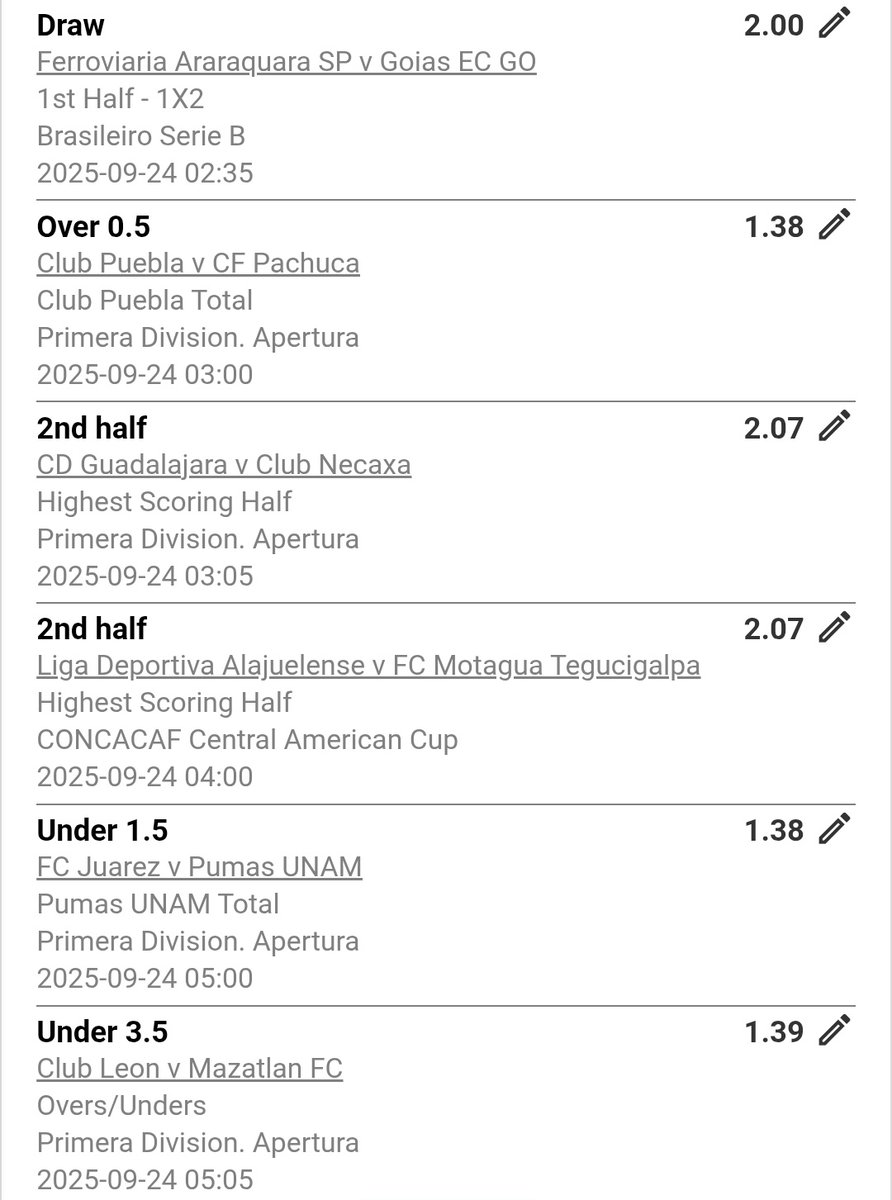 MIDNIGHT MIXED MARKETS🌃BW13A39C0A betway.co.za/bookabet/BW13A…