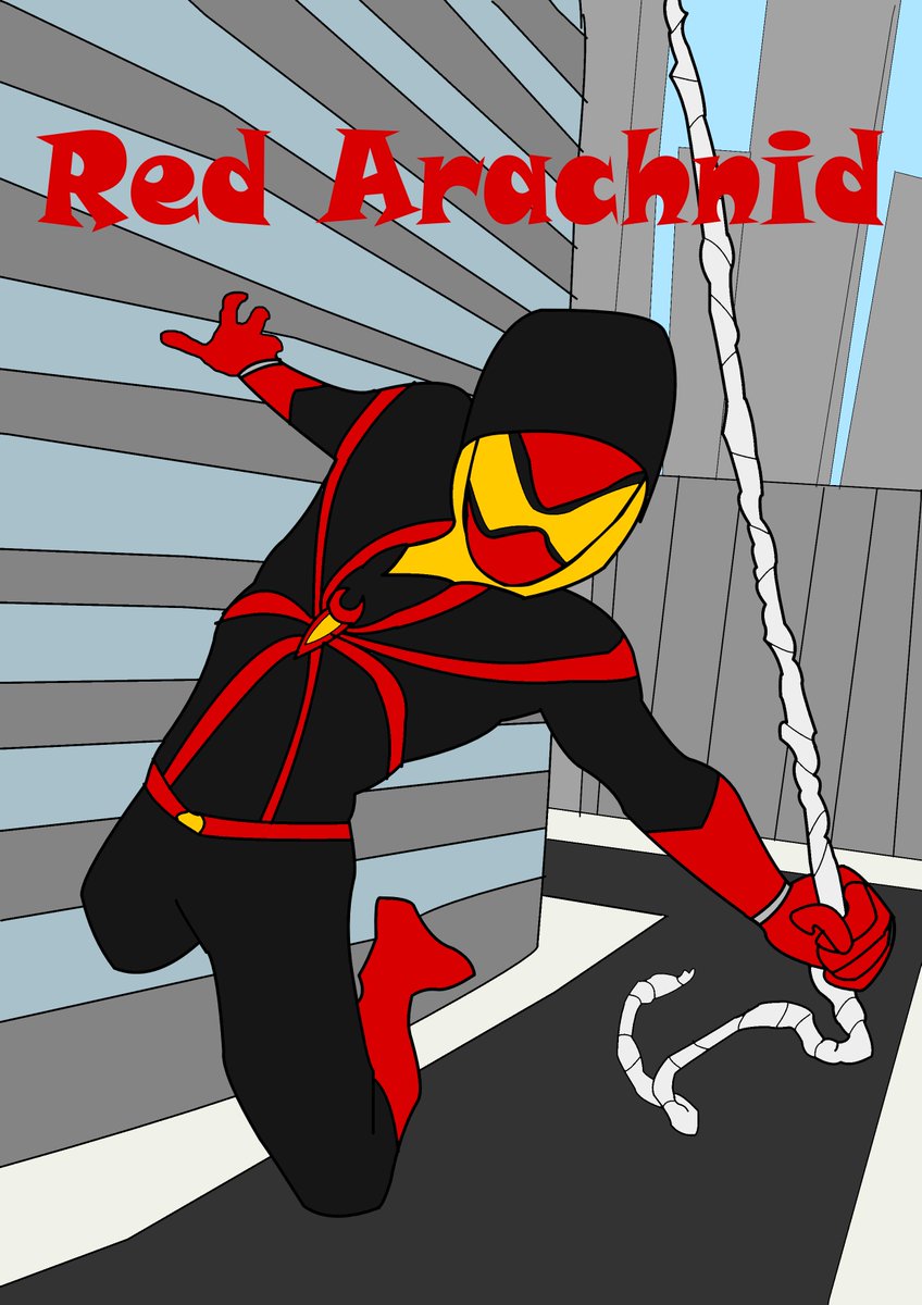 5c01ch's tweet photo. @kaiscomics Red Arachnid down here https://t.co/pKzEL32srE