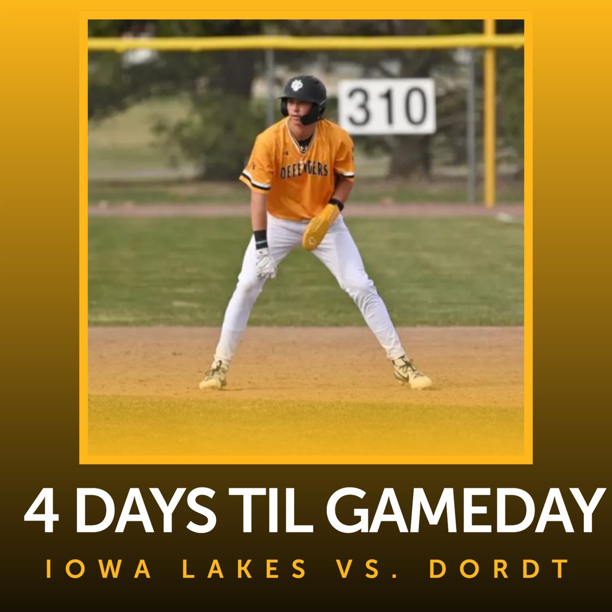 4 Days until Iowa Lakes Comes to Open Space Park! 11am first pitch