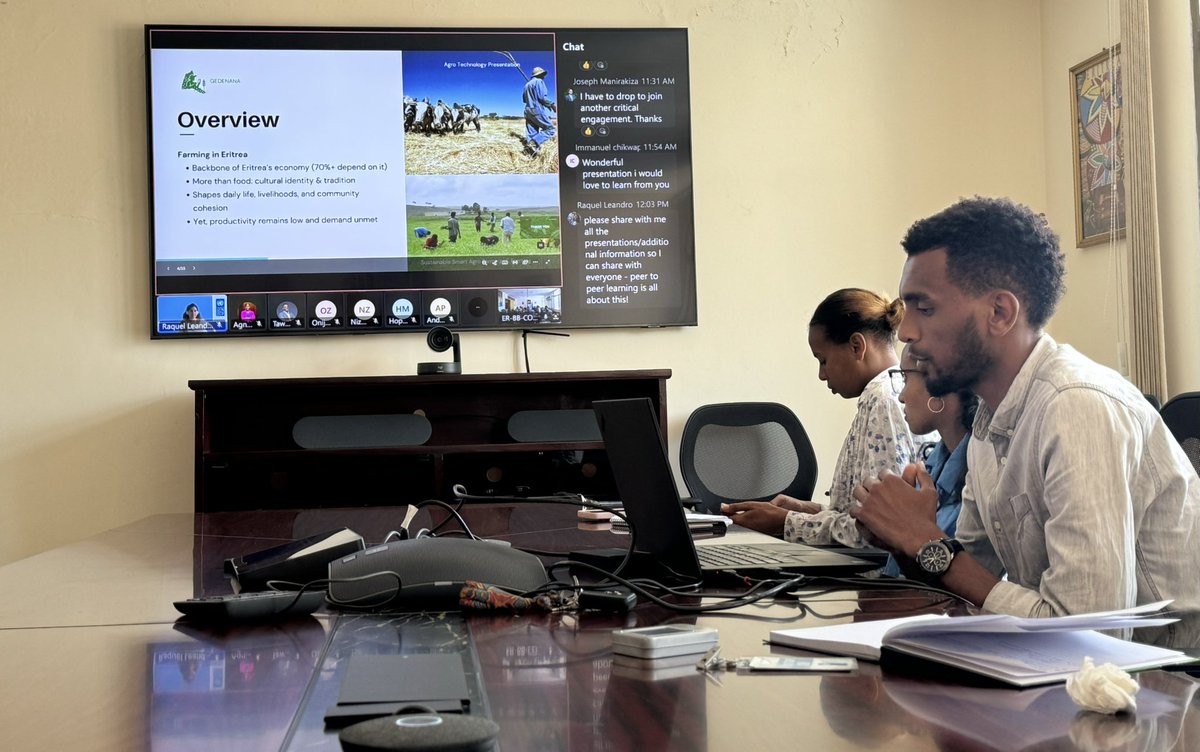 UNDPEritrea's tweet image. The future is collaborative! Today, youth innovators from #Eritrea, Malawi, Tanzania, and Zambia met online for a dynamic cross-learning exchange, facilitated by UNDP's Regional Service Centre for Africa (RSCA) and led by UNDP Eritrea.
The goal? Sharing knowledge, building strong…