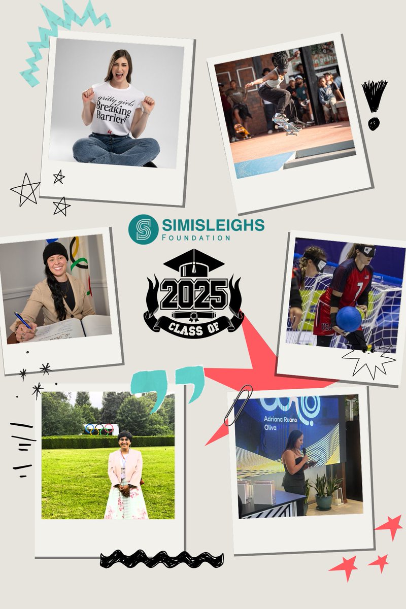 These are the faces of phenomenal athletes.😁

The #SimiSleighsFoundation Class of 2025 is breaking barriers, leading change, and inspiring impact — from inclusion in sport to mental health, girls’ empowerment &amp; sustainability.

The best is yet to come. 🙌

 #WomenInSport