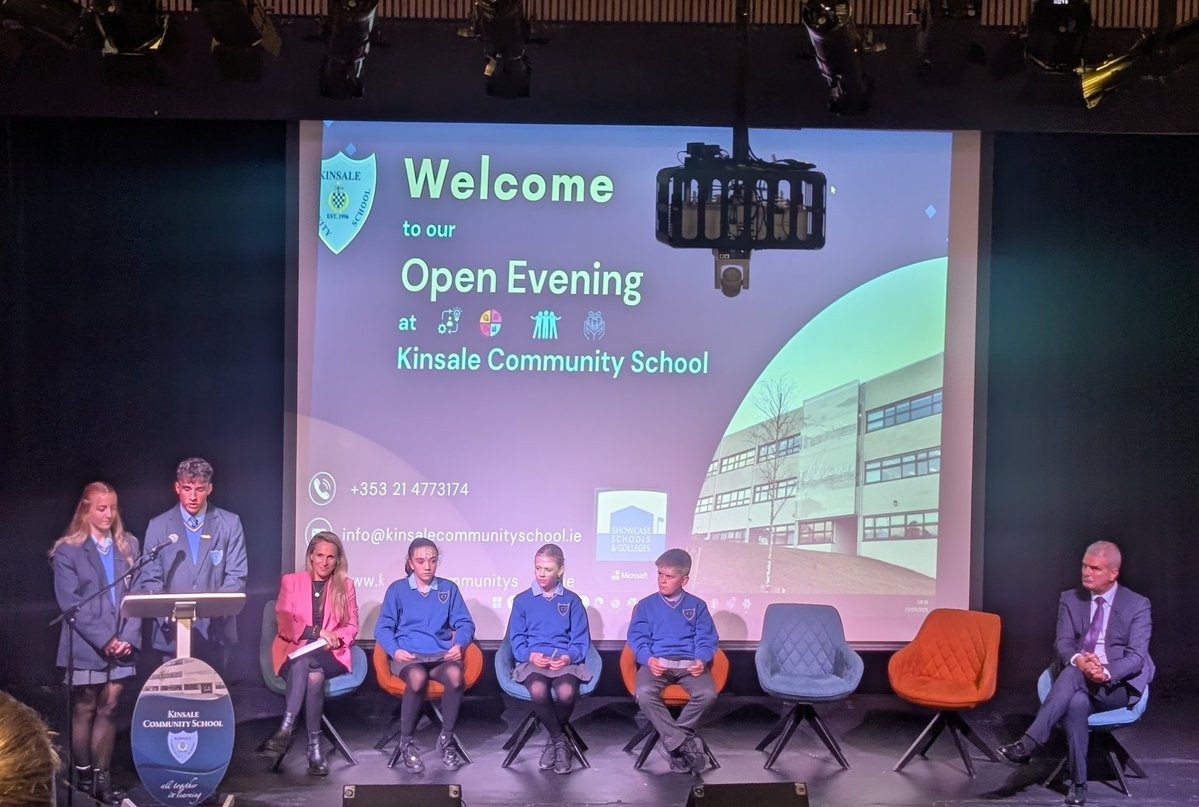 KinsaleComSch's tweet image. ✨ A wonderful Open Evening at KCS — showcasing our vibrant school community, celebrating our mission, and empowering every student: the right to learn, to be happy, to be different &amp;amp; to be heard. 💙 #KCS