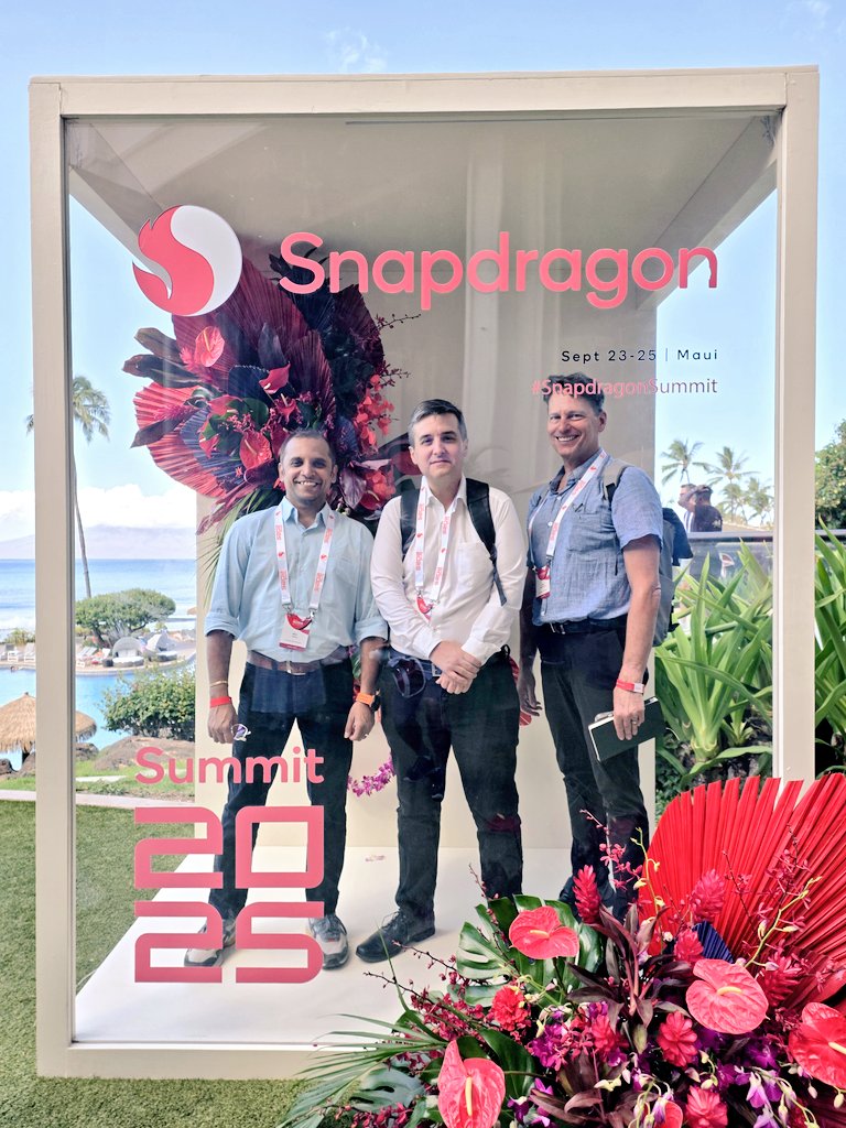 neiltwitz's tweet image. @CounterPointTR team here at the #SnapdragonSummit