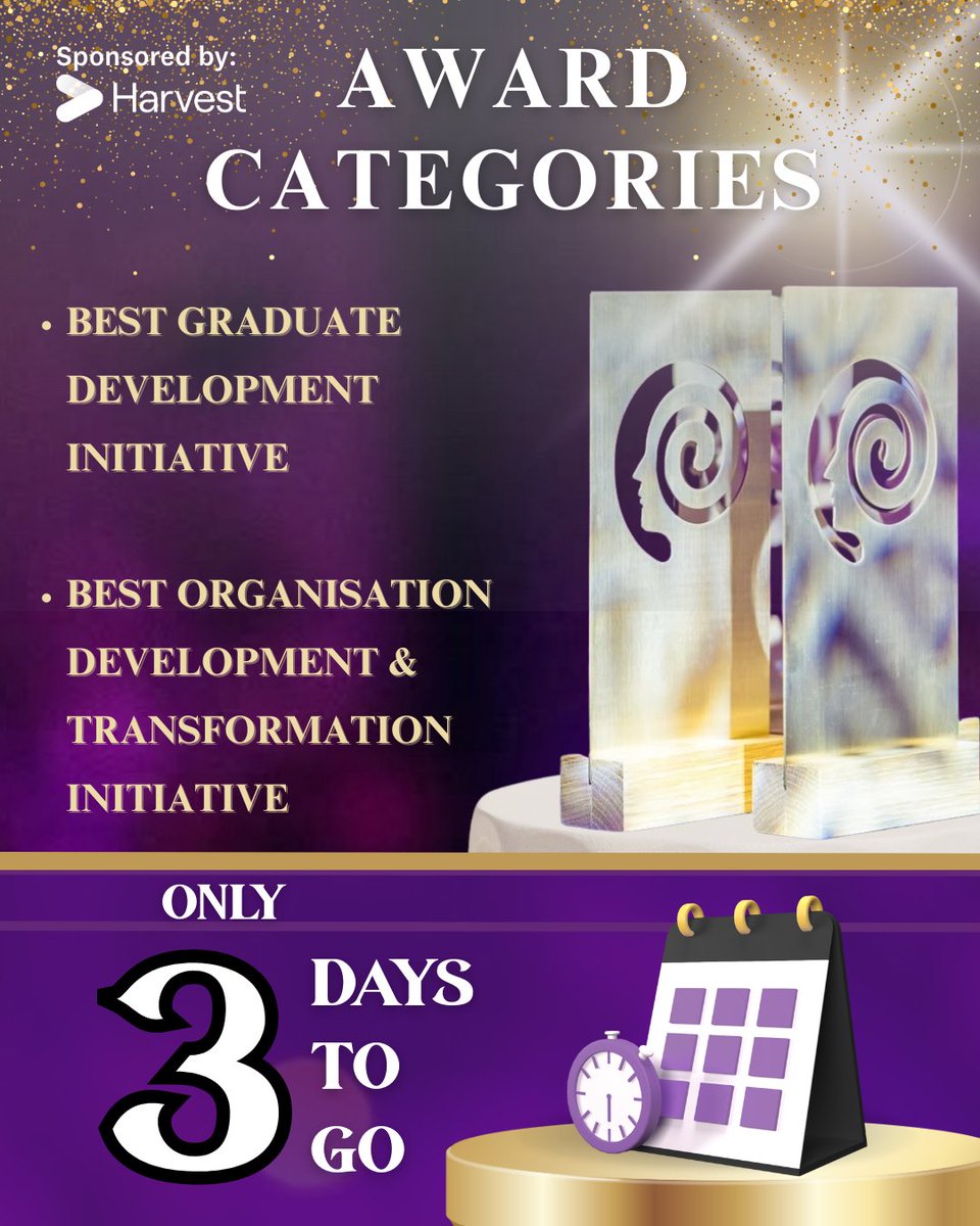 LandDInstitute's tweet image. 🏆 3 DAYS TO GO!

Our award categories celebrate the creativity, innovation, and brilliance happening across Learning &amp;amp; Development.

Best of luck to all our category finalists ahead of Friday’s big night!

#LandDIAwards2025 #LearningAndDevelopment #Killashee #Harvest