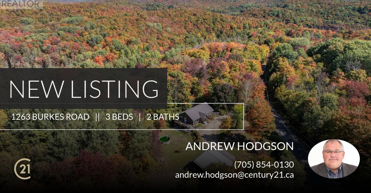 📍 New Listing 📍 Take a look at this fantastic new property that just hit the market located at 1263 Burkes Road in Dysart Et Al (dysart). Reach out here or at (705) 854-0130 for more information homeforsale.at/1263_BURKES_RO…