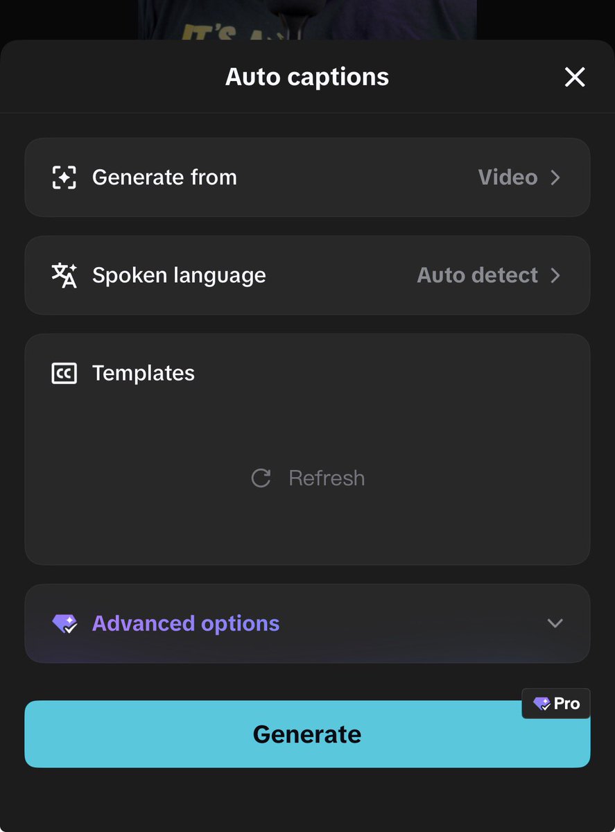 PowerrPack's tweet photo. How capcut wanna charge for auto captions but now it don’t wanna work 🤨 @Capcut_CS @capcutapp https://t.co/RxqU05q2L2