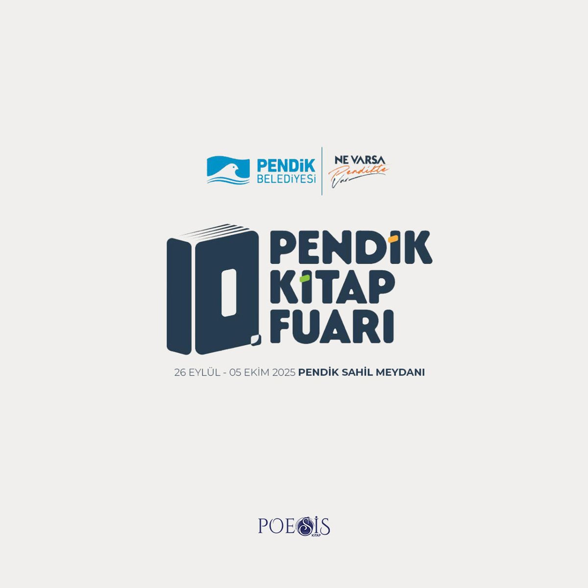 10. PENDİK KİTAP FUARI
26 EYLÜL - 05 EKİM 2025İ
STANT NO: 17
#pendikkitapfuarı #poesiskitap