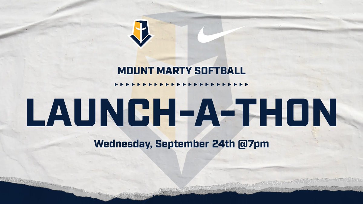 🚀 Launch-A-Thon is here!

Mount Marty Softball is raising funds to make our Florida spring break trip happen.

If you’d like to support, please reach out to any Mount Marty softball athlete or Coach Brown. 💛💙