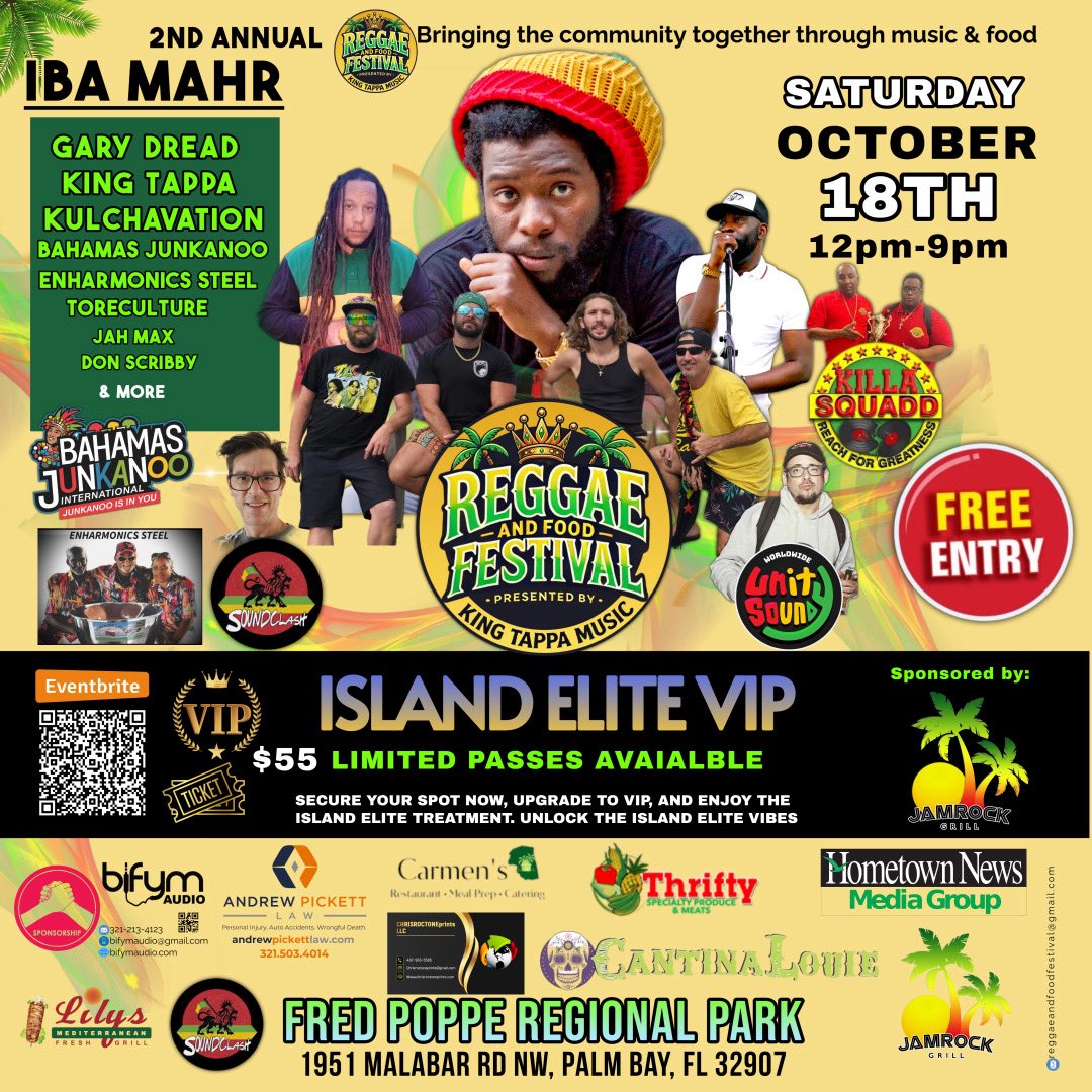 #palmbay #florida #reggae #food #festival