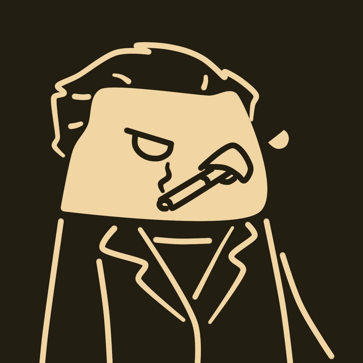 Yesterday’s free time = quick tribute sketch
in <a href="/CasinoSociety_/">Casino Society</a> mood.
No drama at the table, only the game.
No crying in casino!