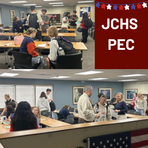 JeffCoTNSchools's tweet photo. JCHS Patriot Events Council, led by Dr. John Cagle, is responsible for events, such as Homecoming dress up days, formal dances, prom, &amp; Friday night football themes.  JCHS is proud to have these student representatives! 
#JCScore4  
#CultureofExcellence 
https://t.co/3frVfp5wGf https://t.co/EzDxcQbdZV