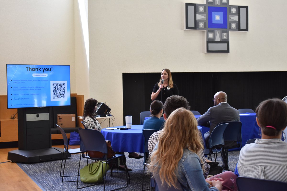 Today we had the honor of hosting the #IACTE Indiana Association for Colleges of Teacher Education's annual meeting at <a href="/butleru/">Butler University</a>'s South Campus.