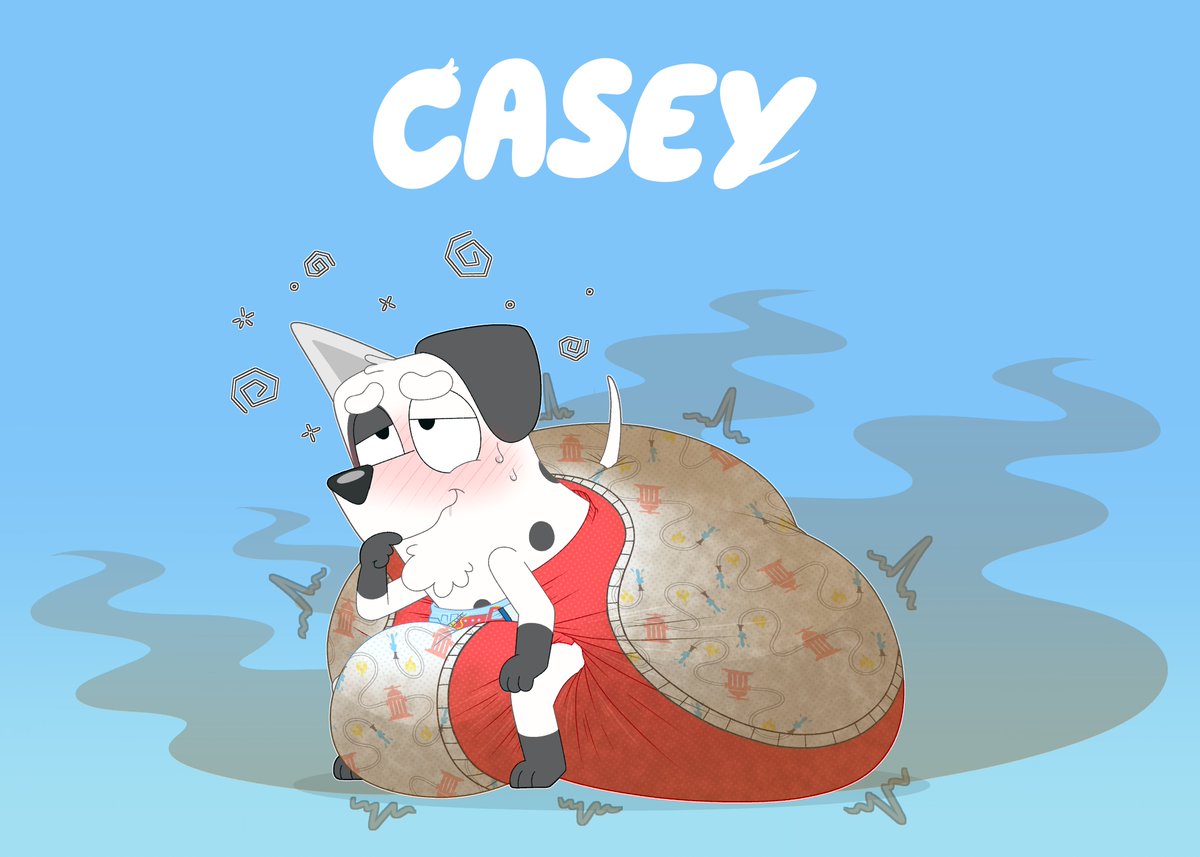 Simple Bluey YCH done for the very wonderful <a href="/RudderbuttOtter/">Sarah!</a> !~