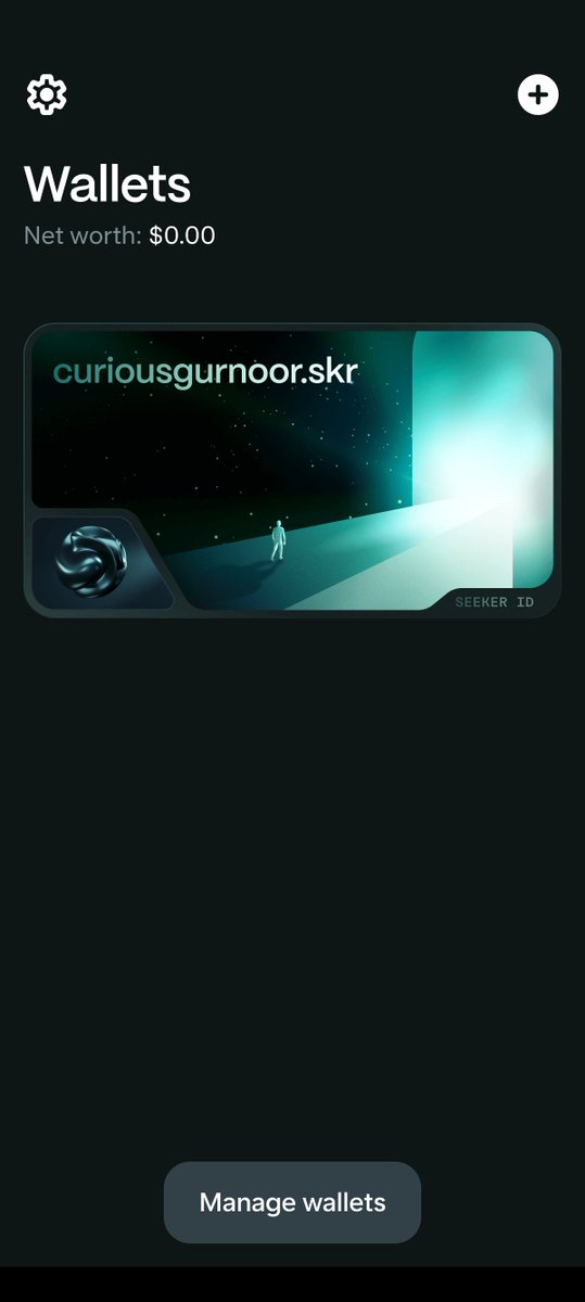 Solana Seeker Phone wallet interface screenshot