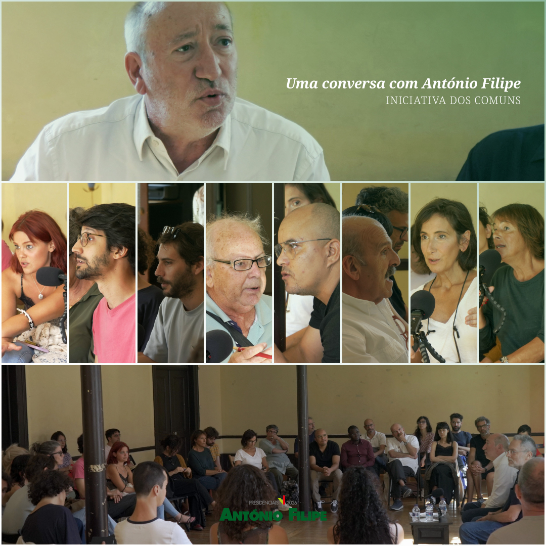 AntonioFilipe's tweet photo. No passado dia 21 de Setembro, tive o prazer de participar num encontro promovido pela @i_comuns .

Partilhámos a convicção de que não estamos condenados à falta de esperança, ao avanço do neoliberalismo e da extrema-direita, à perda de liberdades, às guerras e a um futuro cada vez mais difícil para cada geração. Outro caminho é possível.

Deixo duas ideias que considero essenciais:
- Temos de nos preocupar com o dia-a-dia das pessoas, garantindo que os direitos da Constituição se concretizam na vida de todos.
- Não estamos condenados a escolher entre os maus e os menos maus. O que precisamos é de construir uma alternativa.

A minha candidatura é esse compromisso: ajudar a abrir caminho para uma sociedade mais justa, igualitária, livre e solidária.