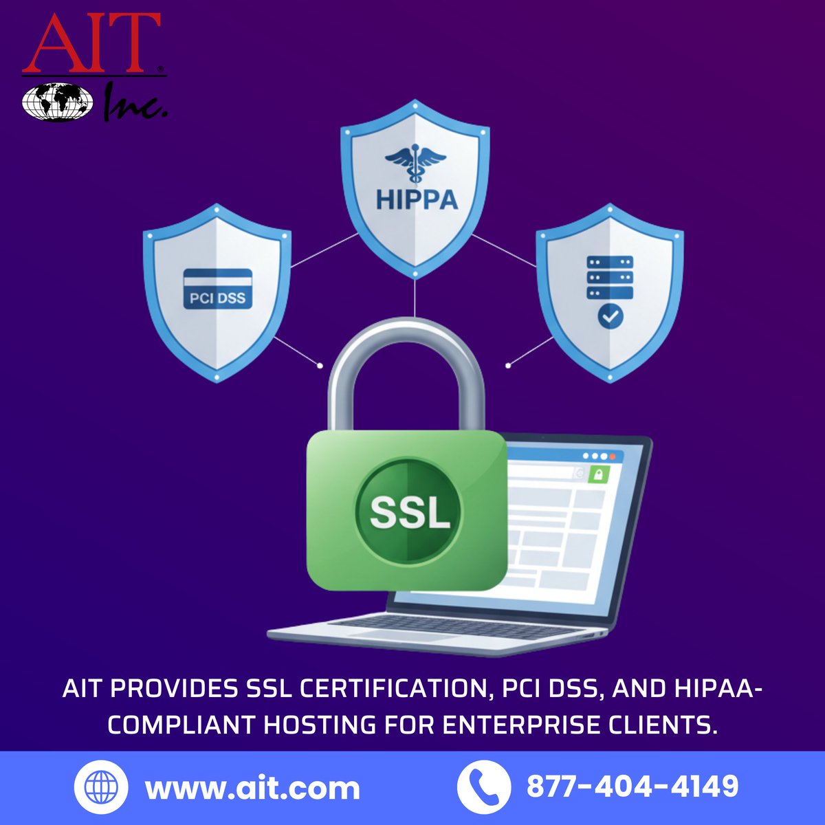🔐 Secure every click with AIT SSL.
⚡ Encrypt data.
🌐 Build trust.
🚀 Stay protected.

🔗  1l.ink/BW7QHTW

#SSL #AITHosting #CyberSecurity #BusinessTrust #TechSolutions #DataProtection #OnlineSafety #SecureHosting