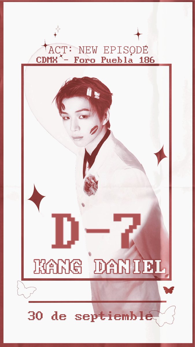 KangDanielMex's tweet image. Countdown D-7 📣

Kang Daniel 
𝙰𝙲𝚃: 𝙽𝙴𝚆 𝙴𝙿𝙸𝚂𝙾𝙳𝙴 México 🇲🇽 

📆 30 de septiembre 2025
📍 Foro Puebla 186
🎫 passline.com/eventos/kang-d… 

#KangDaniel #FlowD #강다니엘