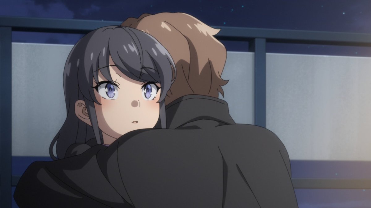 KrSpeed_'s tweet photo. "Yo te protegeré"
"Entonces yo te protegeré a ti"

MAI Y SAKUTA SON DE LAS MEJORES PAREJAS DEL ANIME 😭❤️ https://t.co/vBpBfRPkDr