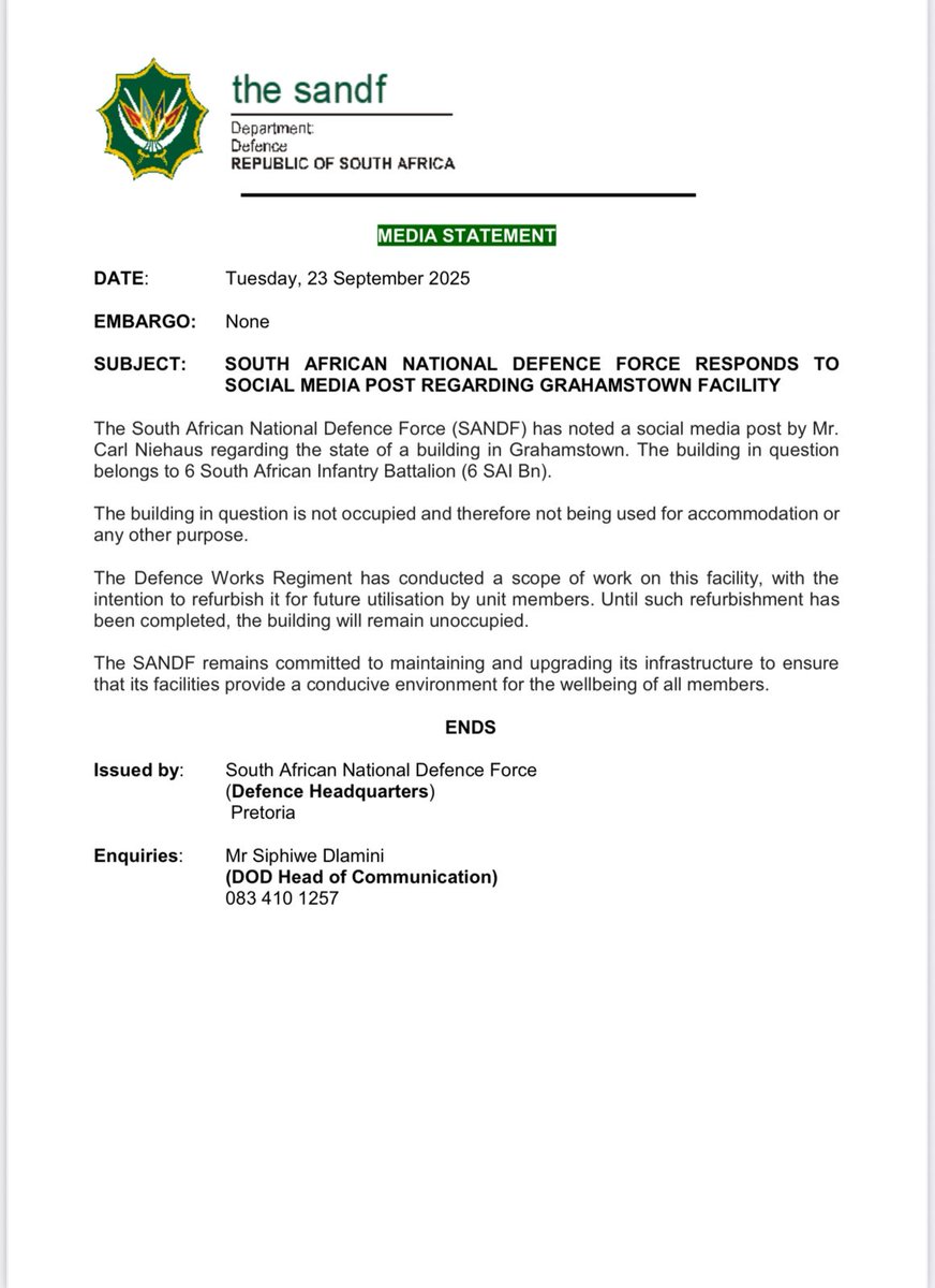 Minister of Defence and Military Veterans 🇿🇦 tweet media