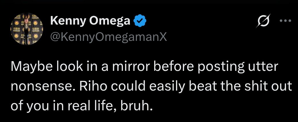 A wise man once said: