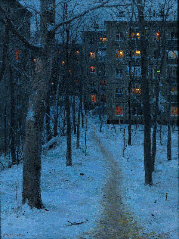ArtGuideAlex's tweet image. Twilight in the City #EvgenyLushpin