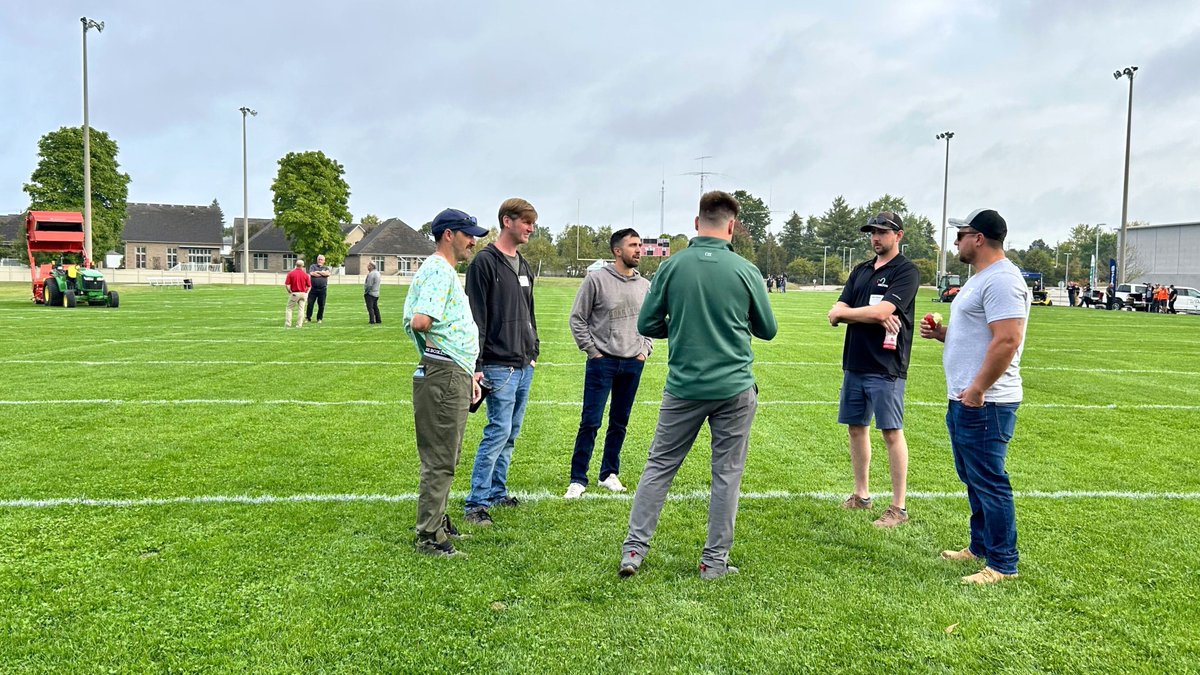 🌱 Great energy in Brantford today at the <a href="/SportsTurfCan/">Sports Turf Canada</a> Sports Field Training Day! Municipal crews, turfgrass students, and field pros all here to level up. The future of sports turf is in good hands. #SportsTurf #CSFA #Turfgrass #ProfessionalDevelopment