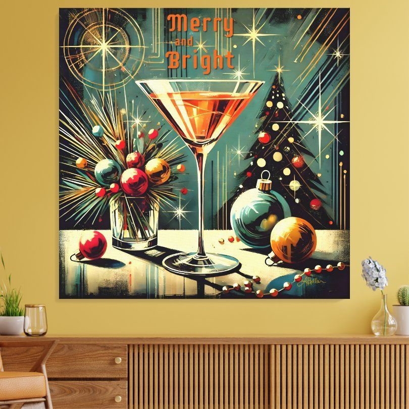 🍸🎄✨🍸🎄✨🍸
Retro 50s Merry &amp; Bright Christmas Cocktail Martini Canvas Print

#midcentury #HappyHour #martini #Cocktails #cocktailhour #gifts #giftideas #scotch #whiskey #bourbon #vodka #gin #gifts #homedecor #Christmas

zazzle.com/retro_50s_merr…