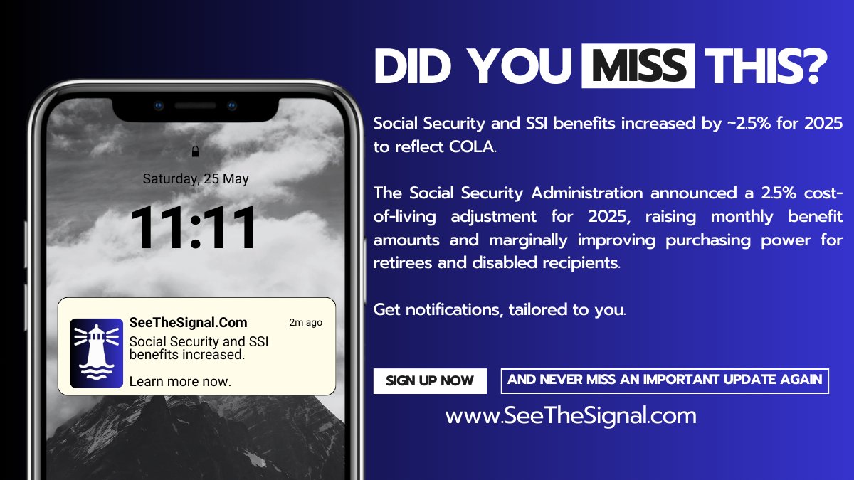 AmericaNotified's tweet image. Did you miss this?
We didn't.

Get notifications on matters that impact your wallet, tailored to you, on SeeTheSignal.com