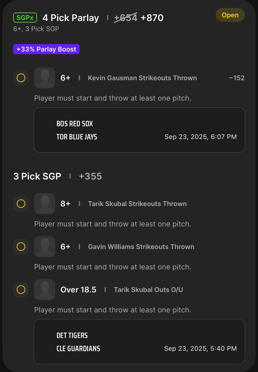Strikeout Lay🤞🏾

oddsshopper.com/experts/defyth…