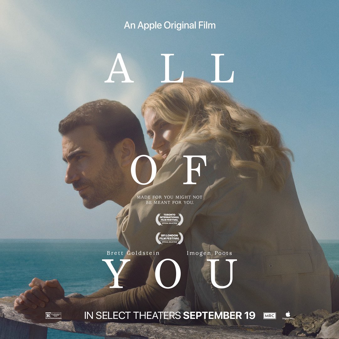 Brett Goldstein &amp; Imogen Poots star in ALL OF YOU, a heartfelt, funny, and moving story about fate, friendship, and the love that almost got away. Starts Friday at Tara. 🎬

Ticket 🔗 in bio!