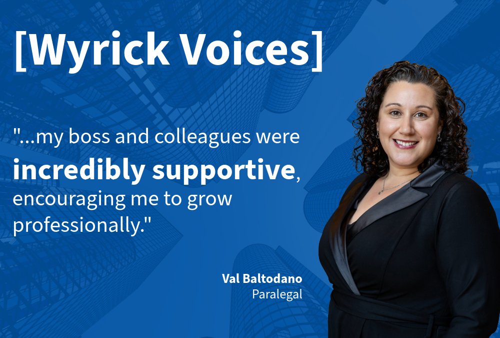 At Wyrick Robbins, opportunities to grow professionally are encouraged at every stage. Val shares how she was able to pursue new roles and certifications while feeling supported throughout her journey. loom.ly/bpGmiT4