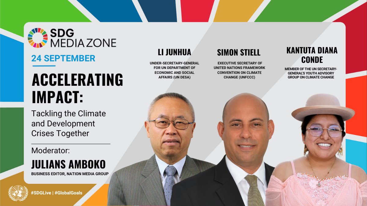 SustDev's tweet image. 📢 Launching tomorrow at the #SDGMediaZone: The 2025 Global Synergies Report on Climate &amp;amp; SDG Action. Don’t forget to tune in at 1:25PM ET! 🌍

🔴 Watch live here: webtv.un.org/en/asset/k13/k…..