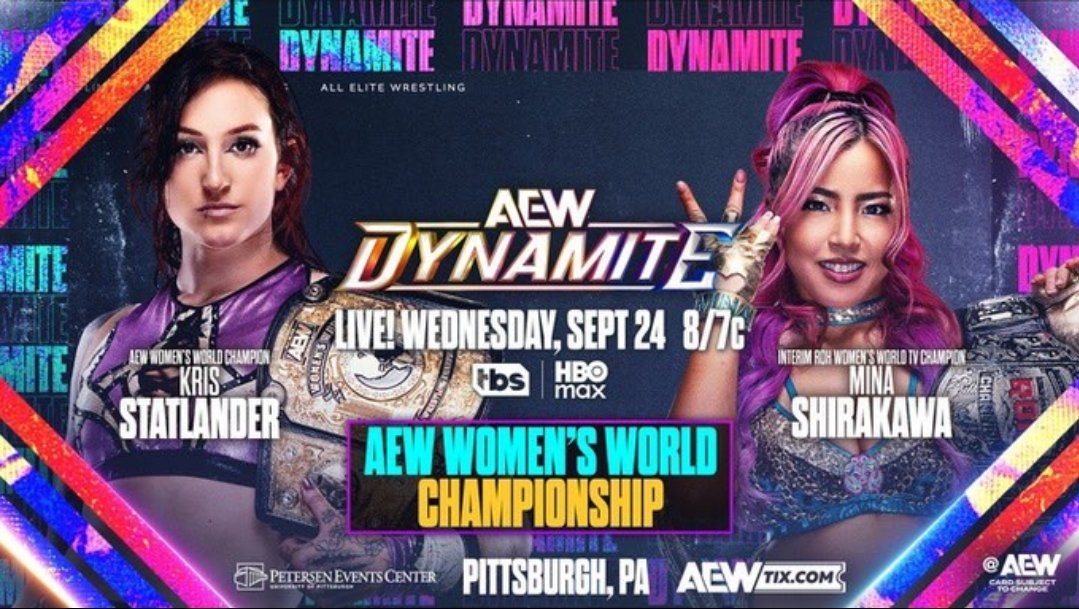 Great job winning the AEW Womens World Championship <a href="/callmekrisstat/">Kris Statlander</a>, but  #WeWantMina NOW!!!

<a href="/MinaShirakawa/">Mina Shirakawa♡白川未奈</a> #MinaNow #AEWDynamite #ANDNEW
