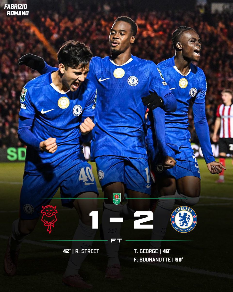 🧘🏼‍♂️ Chelsea comeback vs Lincoln, completed.

Who’s been your Man of the Match?