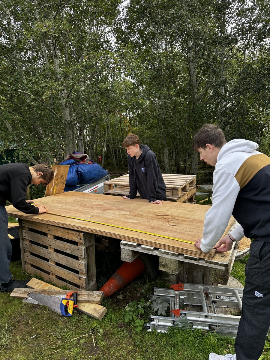 Steady progress with the climbing wall project! #teamalness @alnessacademy <a href="/AlnessDyw/">Alness Academy DYW</a> <a href="/AlnessArt/">Alness Academy Art Department</a> <a href="/AlnessScience/">ScienceAlness</a> <a href="/AlnessAcademy/">Alness Academy</a>PE <a href="/AlnessLanguages/">Alness Academy Languages Department</a>  <a href="/AlnessSupport/">Alness Academy student support</a> 
<a href="/MurphyGroup1951/">Murphy</a>
<a href="/hubNorthScot/">hub North Scotland</a> <a href="/kierconstruct/">Kier Construction</a> @patmunro1945 <a href="/morrisonbuilds/">Morrison Construction</a> <a href="/EcosystemsT/">Ecosystems Tech</a> <a href="/TheEDTUK/">EDT</a>